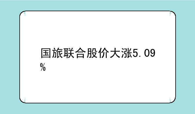 国旅联合股价大涨5.09%