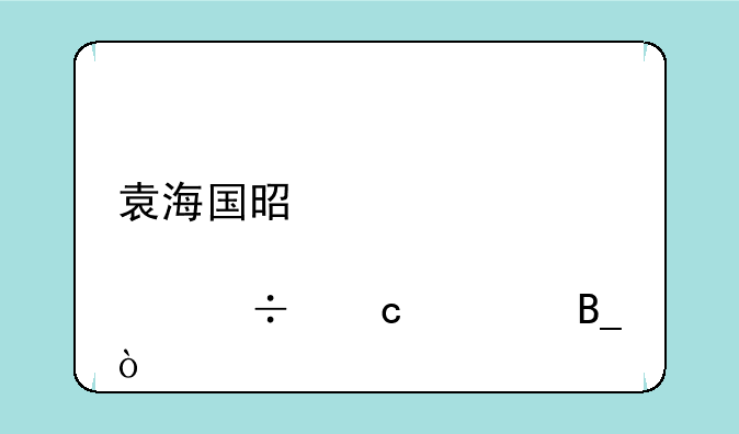 袁海国是润邦股份高管吗？